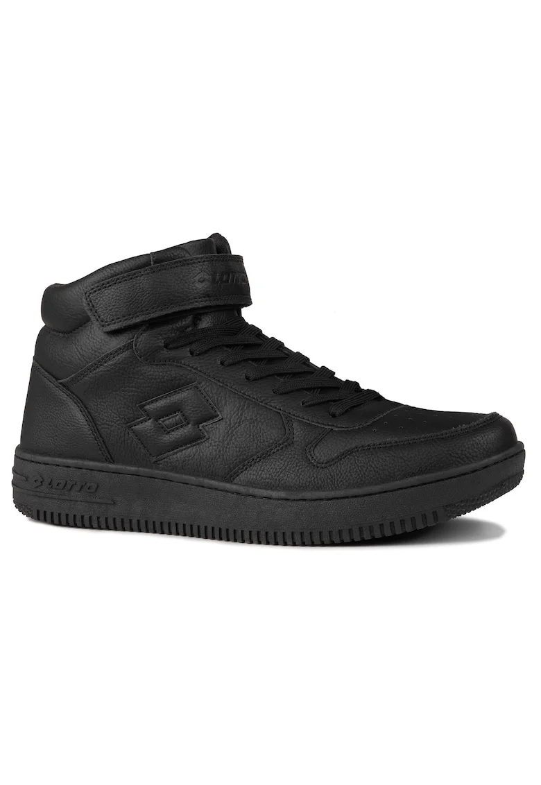 Ghete barbati  PALIOT MID OC, sintetic, negru, set cu velcro