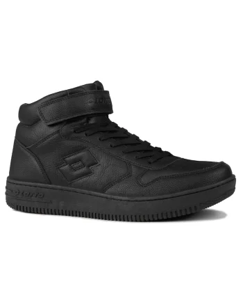 Ghete barbati  PALIOT MID OC, sintetic, negru, set cu velcro