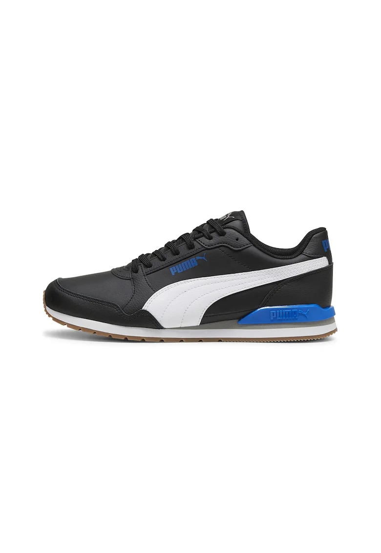Pantofi sport cu garnituri de piele ST Runner v3, Alb/Negru