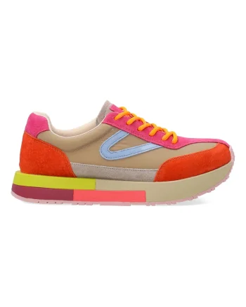 Pantofi sport cu aspect colorblock, Multicolor