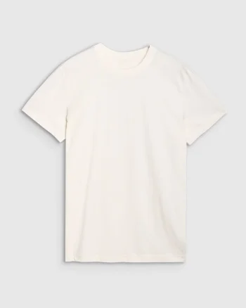 Tricou Barbati  Bumbac Alb Ecru, Sportstyle, Alb