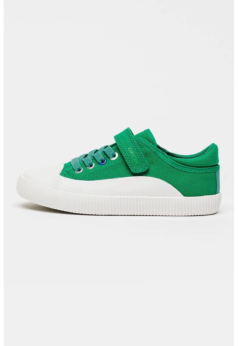 Tenisi low-cut cu velcro Tippeste, Verde/Alb optic