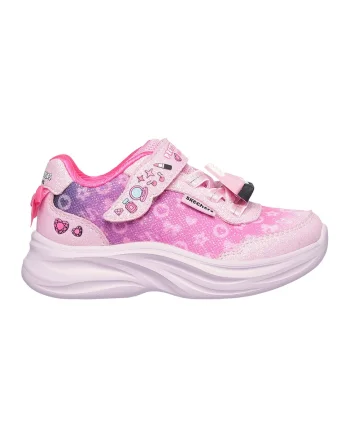 Pantofi sport Power Jams 2.0 cu banda velcro, Fucsia/Violet/Roz pastel