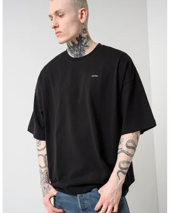 Tricou de bumbac organic Heavy, Negru