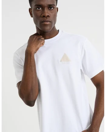 Tricou din bumbac organic, Alb optic