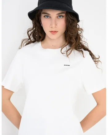 Tricou lejer din bumbac organic, Alb optic