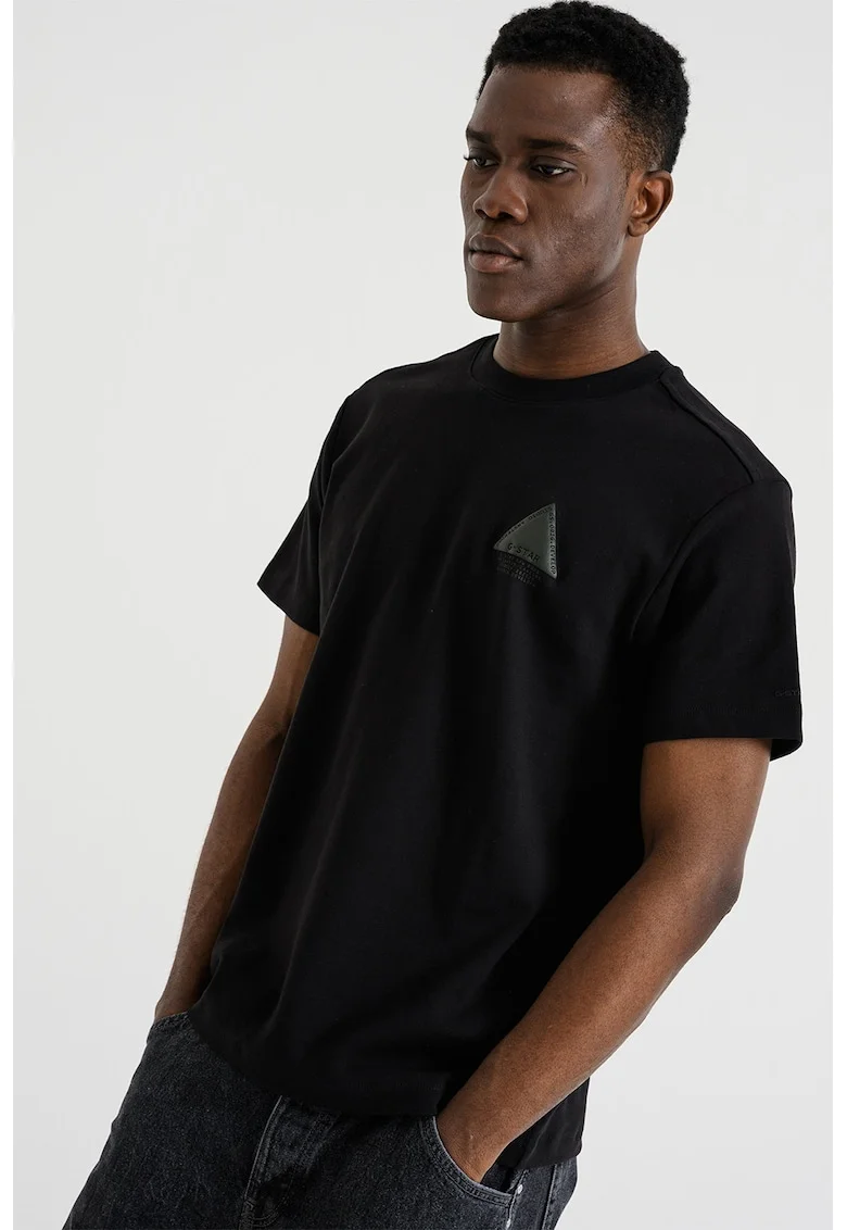 Tricou din bumbac organic, Negru
