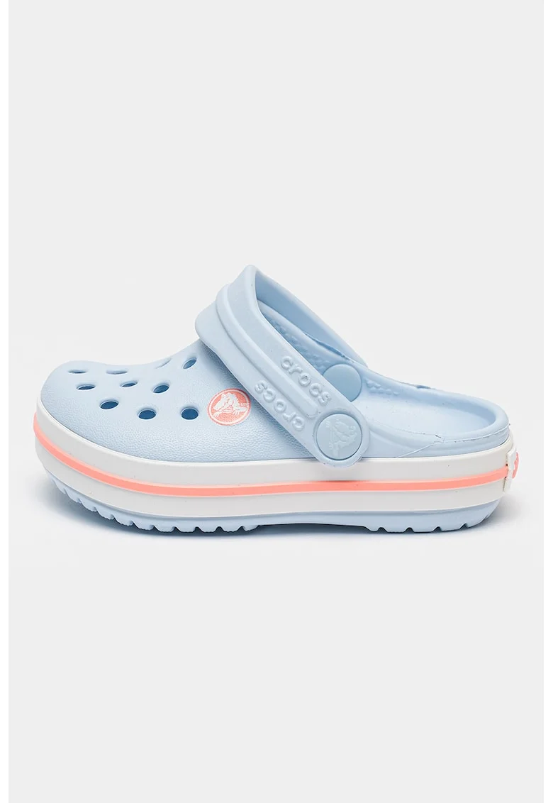 Saboti slingback flatform Crockband, Albastru deschis