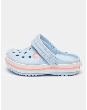 Saboti slingback flatform Crockband, Albastru deschis