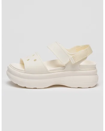 Sandale flatform cu bareta in forma de Y Soho, Alb murdar