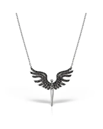 Colier din argint Marele Print, Produsul este livrat in ambalaj personalizat.