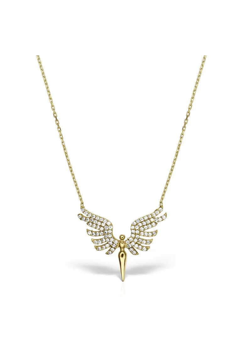Colier din argint Golden Mihail, Auriu, Produsul este livrat in ambalaj personalizat.