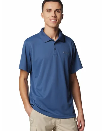 Tricou polo cu UPF 30 Utilizer™, Albastru prafuit