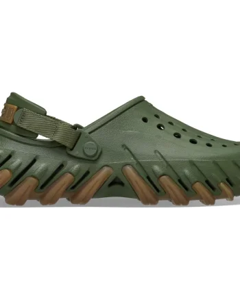 Saboti Crocs Echo Gum RO Clog Verde - Army Green