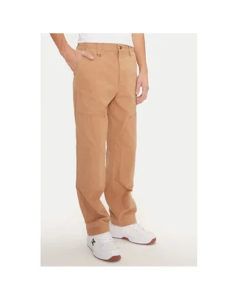 Pantaloni barbati,  304700309, Bumbac, Bej, Bej