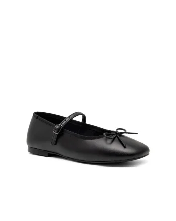 Balerini fete,  5904862666204, Negru, Piele naturala, Negru