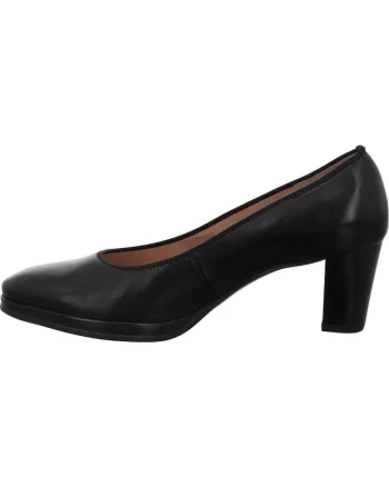 Pantofi dama  din piele neteda, Negru