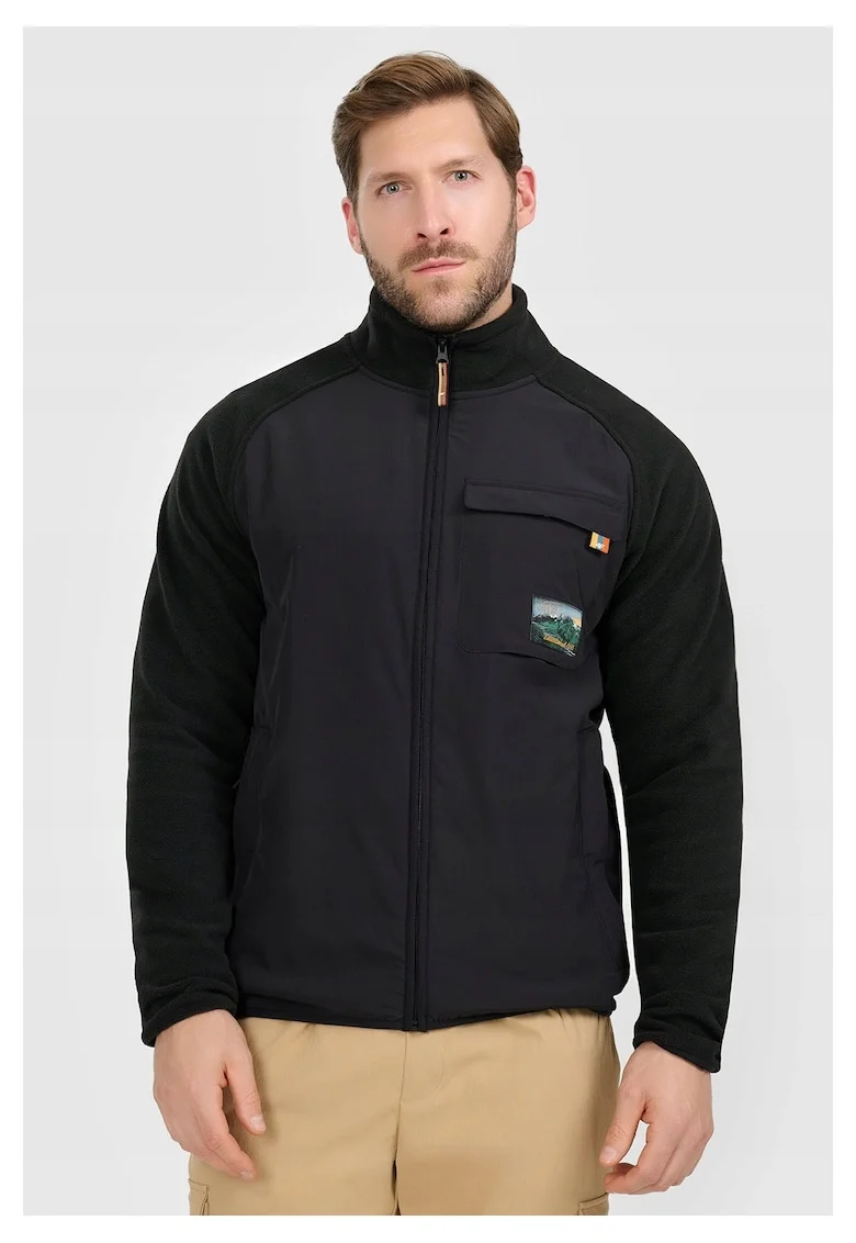 Hanorac barbati  polar, culoare negru, guler