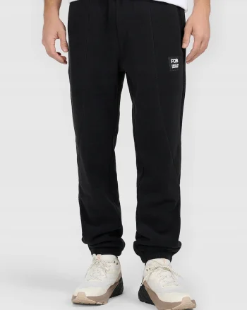 Pantaloni barbati,  polari, negru, poliester,