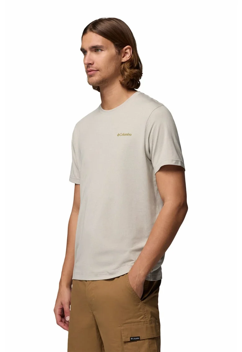 Tricou cu imprimeu grafic pe partea din spate Parsons Point™, Bej deschis