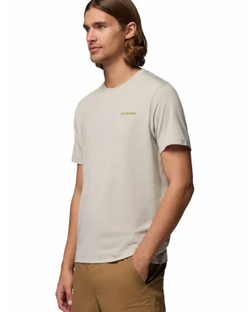 Tricou cu imprimeu grafic pe partea din spate Parsons Point™, Bej deschis