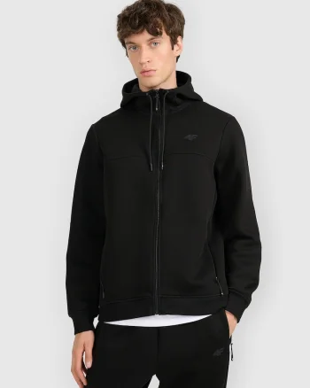 Hanorac negru bumbac barbati, Negru