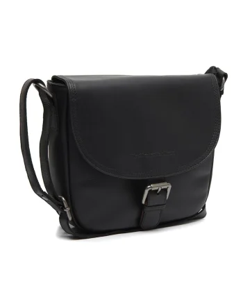 Geanta umar dama piele naturala, 2.5 litri, Lucian,, Negru