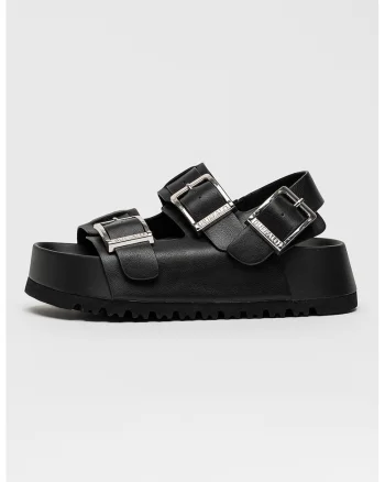 Sandale flatform Jane Athena, Negru