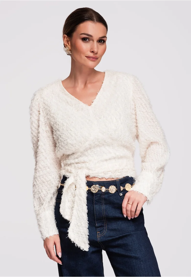 Bluza scurta  OW-TS-E0010, Bej