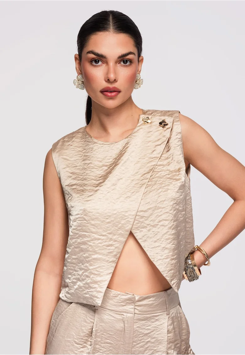 Bluza fara maneci  OW-TS-E0018, Kaki