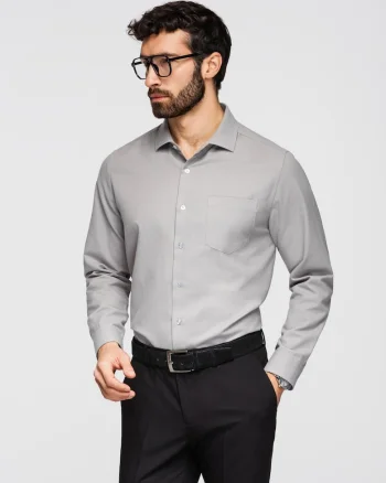 Camasa clasica cu croiala regular fit  K694, Gri