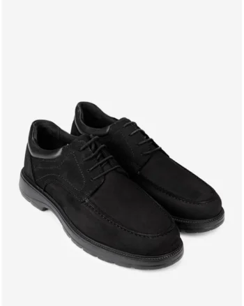 Pantofi barbati negri nabuc, Negru