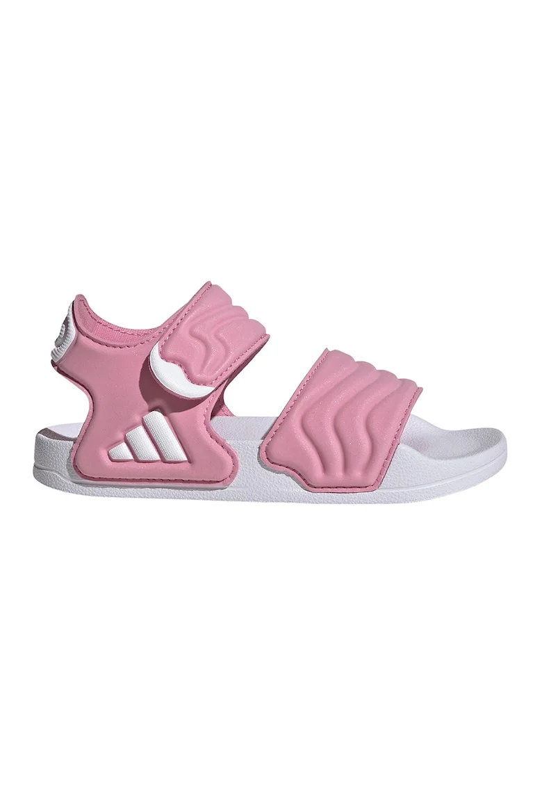 Sandale cu inchidere cu velcro Adilette 2, Alb/Roz
