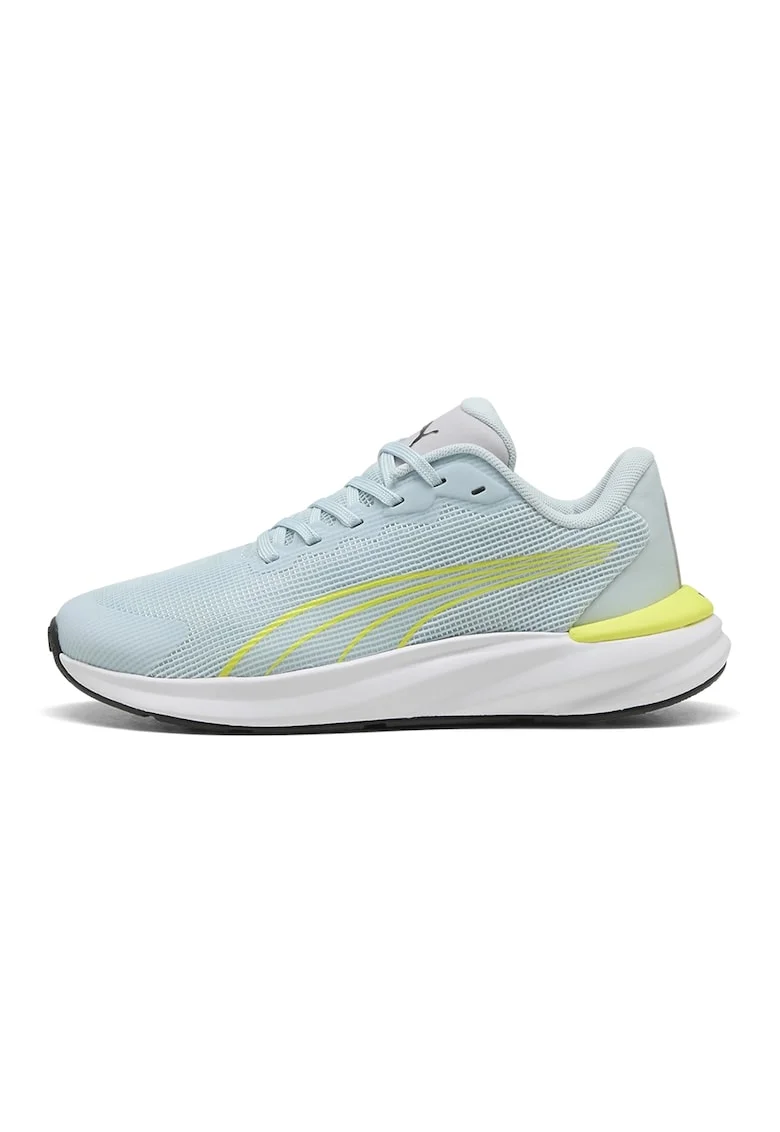 Pantofi sport Rapid Nitro de plasa cu logo contrastant, Albastru glaciar/Verde fistic