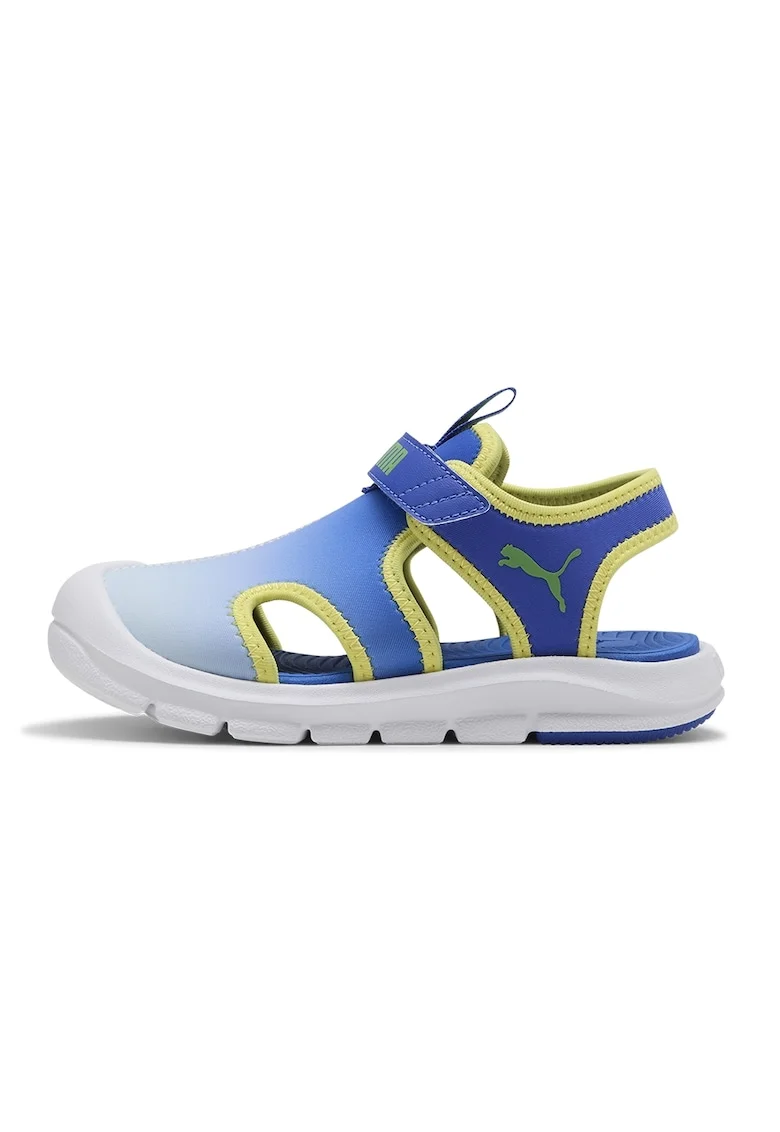 Sandale Fun Racer, Galben/Albastru royal/Alb optic