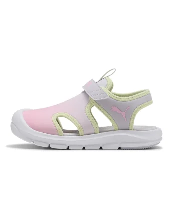 Sandale Fun Racer, Roz pastel/Alb optic