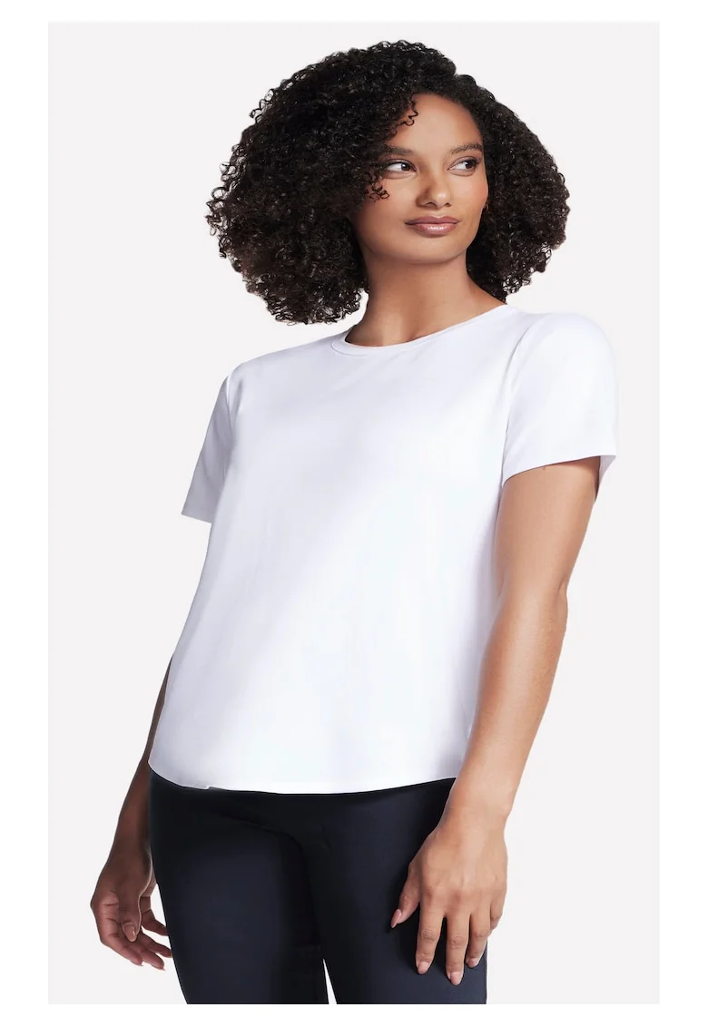 Tricou dama  Poliester, Alb, Alb