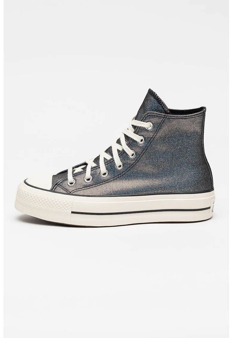 Tenisi mid-high Chuck Taylor Star Lift, Argintiu inchis
