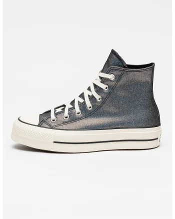 Tenisi mid-high Chuck Taylor Star Lift, Argintiu inchis