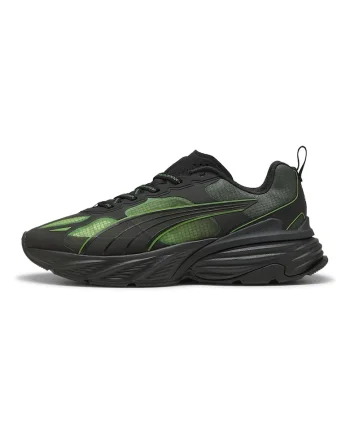 Pantofi sport Fade Nitro V2 cu insertii de plasa, Verde/Negru