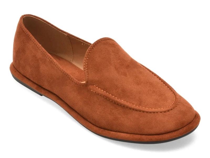 Mocasini FLAVIA PASSINI maro, HZY53, din material textil