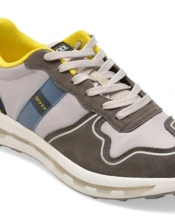Pantofi sport GRYXX gri, 30160, din material textil si piele naturala