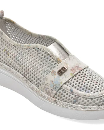 Pantofi sport GRYXX albi, 5092602, din piele naturala