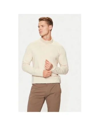 Bluza barbati,  304516696, Bumbac, Bej, Bej