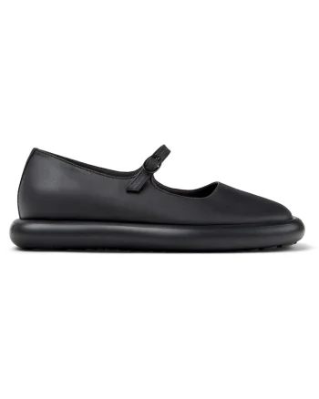 Balerini Mary Jane din piele Onda, Negru