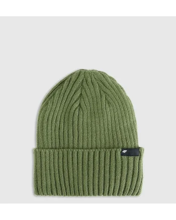 Caciula de iarna barbati  Kaki, M, material sintetic, design beanie