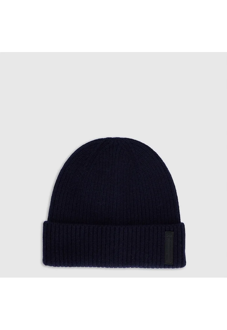 Caciula beanie barbati,  lana, albastra, M
