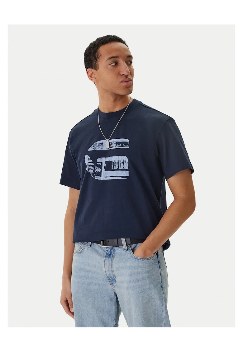 Tricou bărbați  bleumarin, Bleumarin