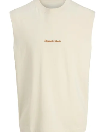 Maiou barbati,  bumbac, ecru, 90% bumbac, 10% bumbac reciclat