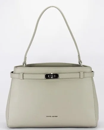 Geanta gri deschis de dama David Jones CM8266 17